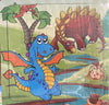 New 20 Piece Wooden 3D Puzzle, Cartoon Animal & Vehicle Jigsaw, Montessori Educational Toy for Kids, Baby 1-3 Years