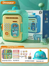 Electronic Piggy Bank with Password Safe Smart Fingerprint Automatic Banking Children's Gift Money Box