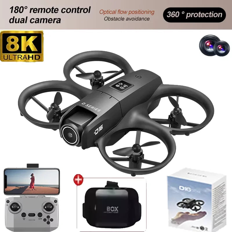 8K WIFI GPS RC Drone – Professional HD Aerial Photography with 180° Dual Camera