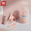 AIBEDILA 4/6pcs Baby Nail Care Set Newborn Safe Nail Clipper Kit Nail Trimmer Cutter Clean Tweezers Tools Baby Care