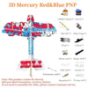 3D Mercury Fixed-Wing Aerobatic Magic Board RC Airplane DIY Kit