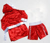 Newborn Baby Boxer Boxing Robe Set with Gloves & Shorts – Photography Props for Baby’s Birthday Photoshoot