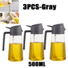 200/300/500ml Oil Spray Bottle for BBQ Cooking and Baking - Olive Oil Sprayer and Vinegar Bottle
