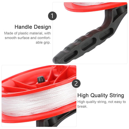 2pcs Kite String with Reel – Kite String Winder Wheel, 100m Line, Outdoor Game Accessories for Kids
