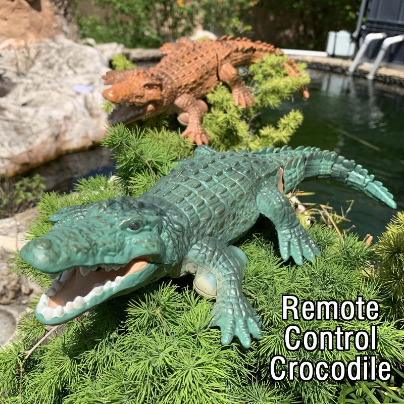 Realistic RC Crocodile Toy – Waterproof Remote Control Animal for Pool and Lake