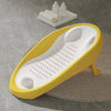 Foldable Baby Bath Seat Non-Slip PP Shower Net Support Ergonomic Backrest