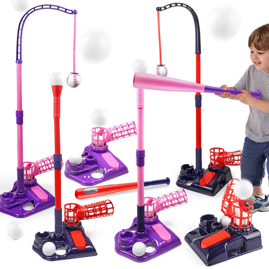 3-in-1 TEE Baseball Set – Outdoor Sports Training Machine, Parent-Child Interactive Toy for Kids