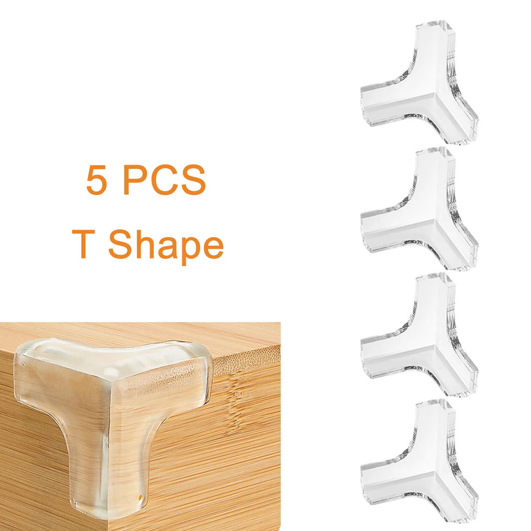 5PCS/10PCS/20PCS Baby Safety Silicone Corner Protectors – Childproof Table Edge Guards