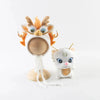 Baby Photography Clothes Set Soft Fabric Sewing Dragon Outfit Baby Boy Romper and Hat Newborn Photography Props