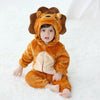 Baby Animal Kigurumi Romper – Unicorn, Panda, Rabbit Cartoon Jumpsuit (Newborn & Infant Cosplay Pajamas, 0-24 Months)