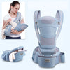 Ergonomic Newborn & Infant Hipseat Baby Carrier Sling — Front & Back Facing Travel Kangaroo Wrap