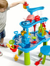 Children’s Outdoor and Indoor Multi-Functional Beach Toy with Tabletop Water Play and Sand Platform