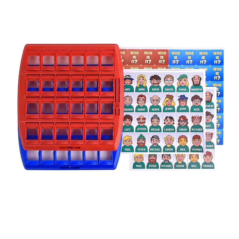 Guess Who Board Game - Kids Parent-Child Logic Reasoning Toy, Interactive Family Party Game with Role Cards, Educational Gift