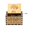 Wooden Hand Crank Theme Music Box Queen Jurassic Park Neverland Valentine’s Day Birthday Holiday Gift