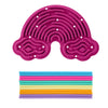 Creative Rainbow Clouds Silicone Sensory Activity Board – Double-Sided Busy Board for Color Training, Fine Motor Skills, and Fun Play