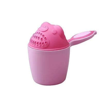 Baby Shower Toddler Shampoo Cup Cute Cartoon Baby Bath Spoons with Protect Kid Eyes Child Washing Hair Cup Kids Bathing Tool