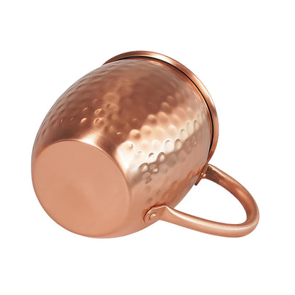 100% Solid Copper Moscow Mule Mug – 350 ml (12 fl oz) Pure Copper Beer & Cocktail Cup