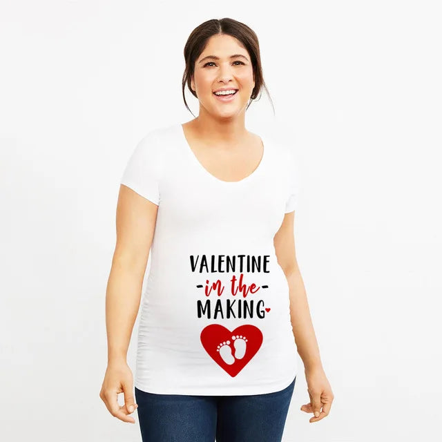 Loading Women Maternity T-Shirt | Short Sleeve Pregnancy Funny Tops | Maternity Clothes | Hot Sale Drop Ship