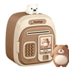 Password Lock Automatic Roll-Up Savings Bank Voice Reminder Fingerprint Protected Smart Cartoon Money Deposit Storage Box