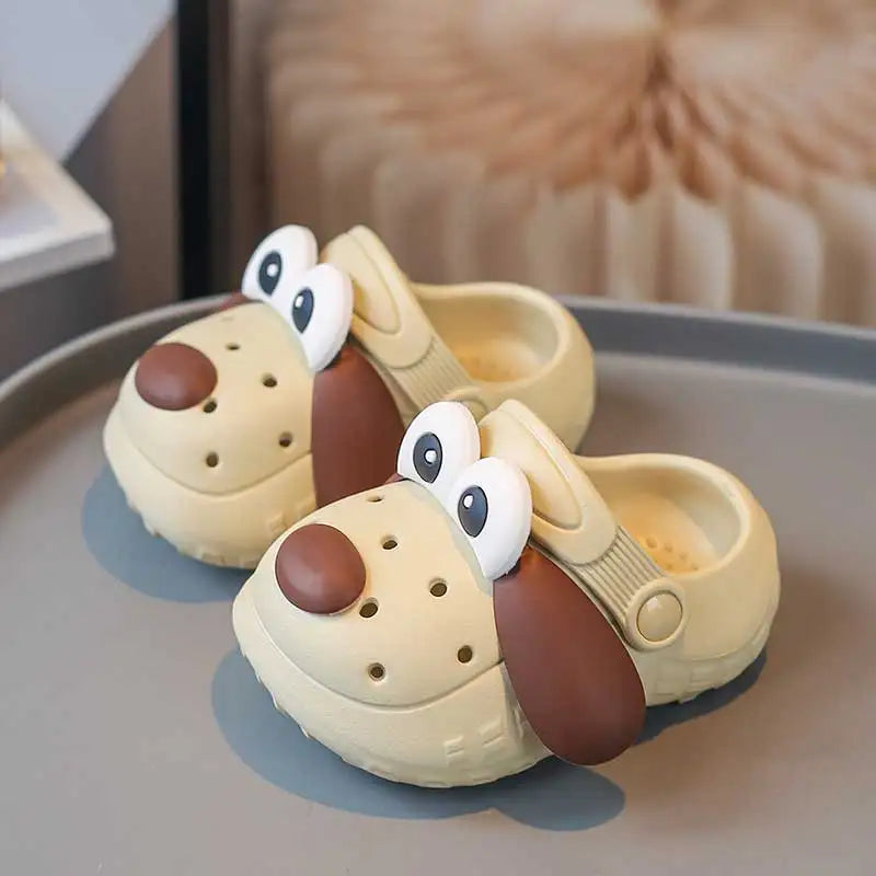 Children’s Cartoon Puppy Hole Shoes – Lightweight Quick-Drying Non-Slip Walking Sandals for Home & Beach – view 8