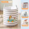 Folding Linen Storage Basket with Handles – Fabric Laundry & Toy Organizer for Closet, Bedroom & Office (Multiple Sizes: 35×40 cm / 13.8×15.7 in; 40×28×24 cm / 15.7×11.0×9.4 in; 40×30×40 cm / 15.7×11.8×15.7 in)