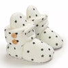2022 Baby Autumn Winter Boots, Baby Girl Boys Winter Warm Shoes, Solid Fashion Toddler Fuzzy Balls First Walkers Kid Shoes 0-18M