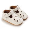 Khaki Baby Casual Shoes 0-18M Infant Toddler Bowknot Non-Slip Rubber Soft-Sole Flat PU First Walker Newborn Mary Janes