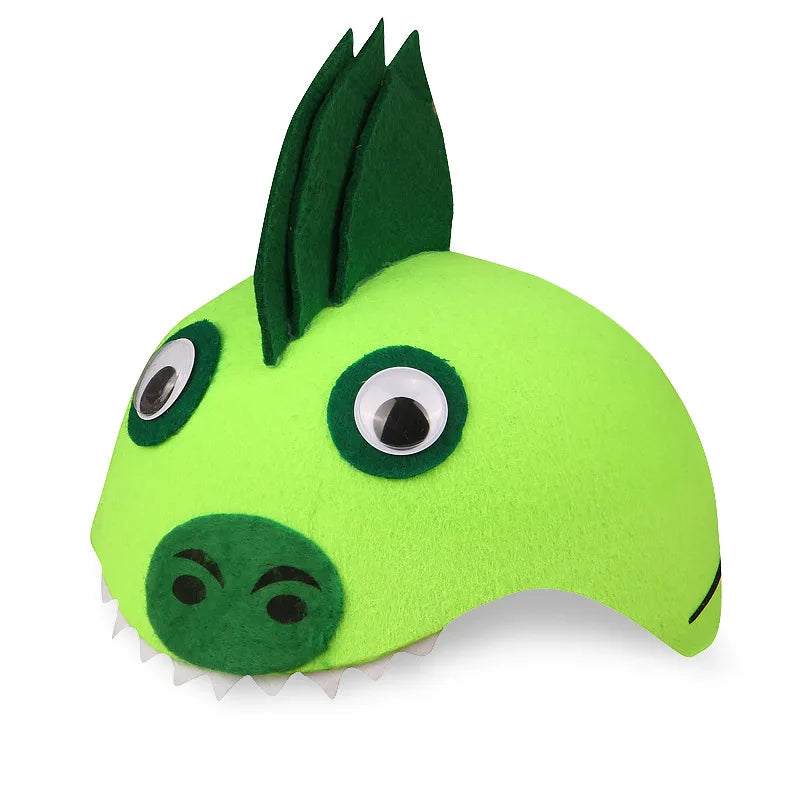 Kids Forest Animal Felt Party Hat – Duck, Bird & Rabbit Carnival Cap | Children's Day Party Costume