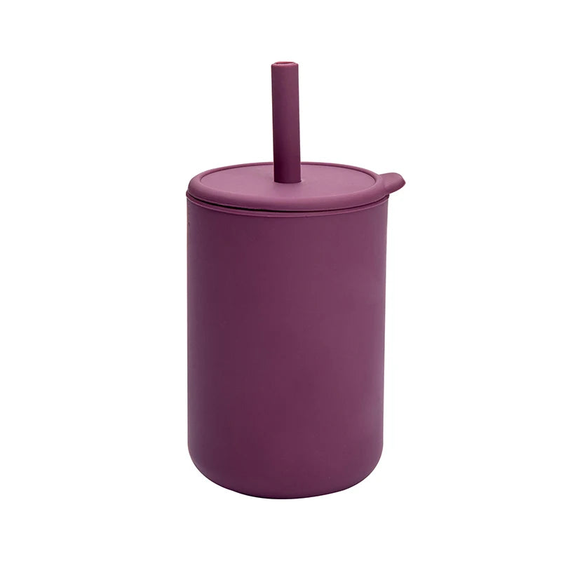 Silicone Snack Cup – Portable Food Storage Box for Toddlers, Kids Snack Container with Lid, Children Snack Storage Cup