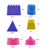 Ultra-Light Clay Space Sand Mold Set with Castle, Animal, and Marine Shapes for Children’s DIY Play