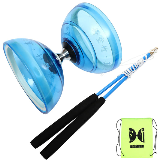 Professional Diabolo Yoyo Set - Juggling and Fitness Toy for Kids and Elderly Users, TPU Material