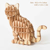 DIY 3D Wooden Mechanical Puzzle Kit - Buildable Ship Model Ornament, Handmade Assembly Game, Christmas Gift