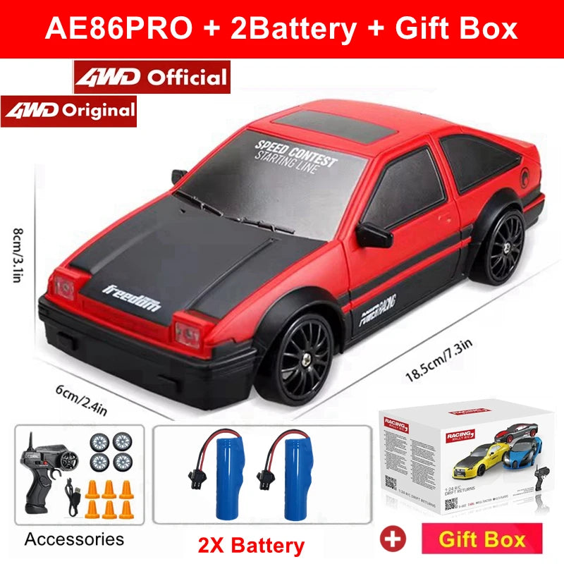 4WD RC Drift Car GTRPRO AE86PRO Model 4x4 Racing RTR Remote Control Truck