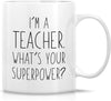 Funny "This Is What an Awesome Biology Teacher Looks Like" 11 oz (320 ml) Ceramic Coffee Mug — Inspirational Teacher Gift