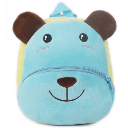 Baby Girls Plush Backpack - Cute 3D Cartoon Animal School Bag for Toddlers 0-4Y - Kidzy Market