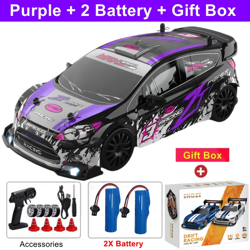 Oike 1:24 Remote Control Drift RC Car with 4WD and 2.4G Radio Control