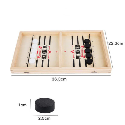 Foosball Winner Games Table - Hockey Game Catapult Chess - Parent-Child Interactive Toy - Fast Sling Puck Board Game for Children
