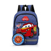 Disney Kids Boys & Girls 95 Car Backpack | Cartoon Schoolbag for Kindergarten | Plush Toy Travel Backpack Gift for Children - Kidzy Market