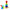 Kids Rainbow Stacking Ring Tower Wood and Plastic Toy