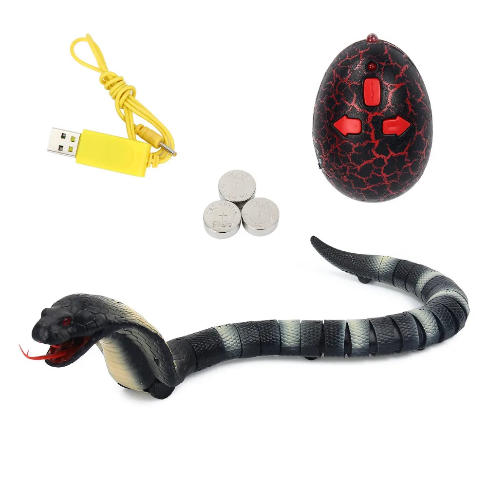 Infrared RC Cobra and Insect Toy – Remote Control Cockroach and Caterpillar Prank for Kids