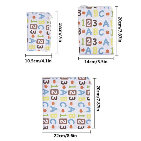 Reusable Snack Bag - Multifunctional Beeswax Sandwich Lunch Bag, Organic Food Wrap for Kids, School & Travel Storage
