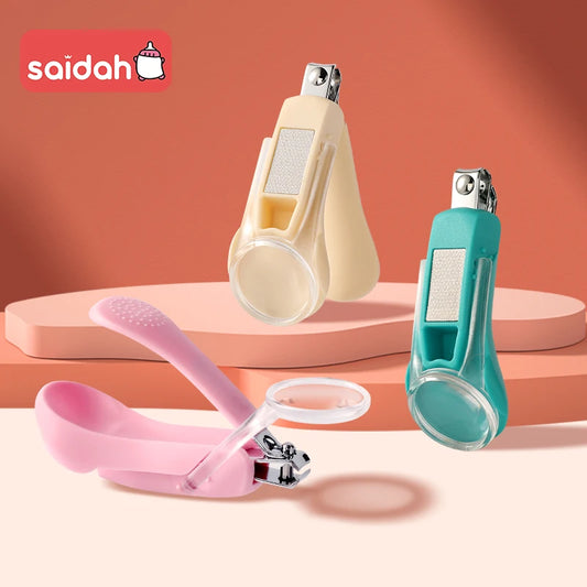 Infant Baby Nail Cutting Clippers, Children Kids Magnifier Glass Finger Nail Cutter