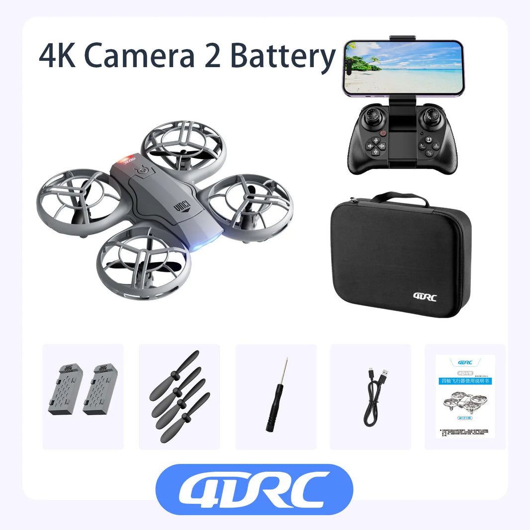 V8 Mini Drone with 4K and 1080P Wide-Angle Camera and WiFi FPV