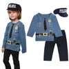 Toddler Boys Prince Charming Costume – Halloween Fireman Outfit, Infant Photography Clothing & Baby Carnival Cosplay Striped Prisoner