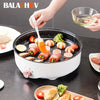 220V MultiCooker Electric Frying Pan Non-Stick Barbecue Steak Fish Omelette EU Plug