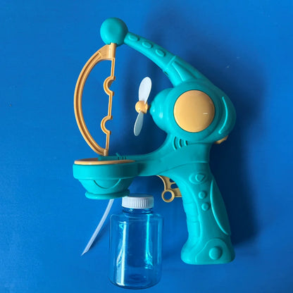 Automatic Rocket Bubble Gun for Kids – Battery-Powered Bubble Machine & Bubble Blower for Outdoor Parties & Gifts (3×AA Not Included)