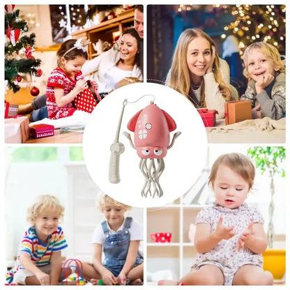 Dancing Octopus Kid Electronic Pet Toy, Cartoon Interactive Educational Moving Toy Gift for Toddlers