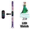 Disney Princess Frozen Elsa Kids Digital Watch Cartoon LED Touch Waterproof Electronic Birthday Gift Toy