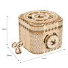 Robotime 123PCS Creative DIY 3D Treasure Box – Wooden Puzzle Game Assembly Toy, Building Block Gift for Children, Teens, and Adults, LK502