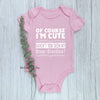 "Of Course I'm Cute, Haven't You Seen My Great Grandma?" Baby Bodysuit – Newborn Cotton Romper for Boys & Girls – Soft & Breathable Infant Clothes (0-1Y)
